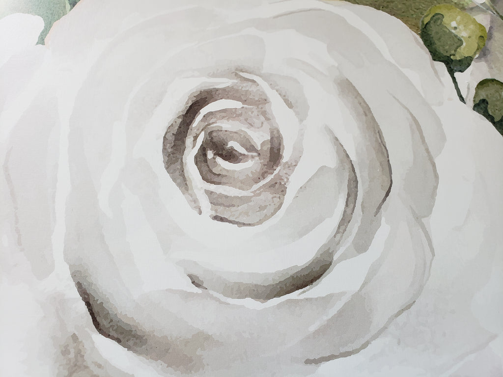 HAZEL Rose Garden Watercolor Floral Wall-to-Wall Decal – MotoMoms Decor