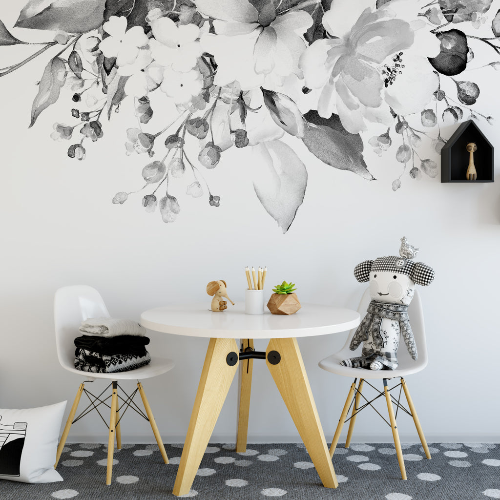 Black discount wall decals