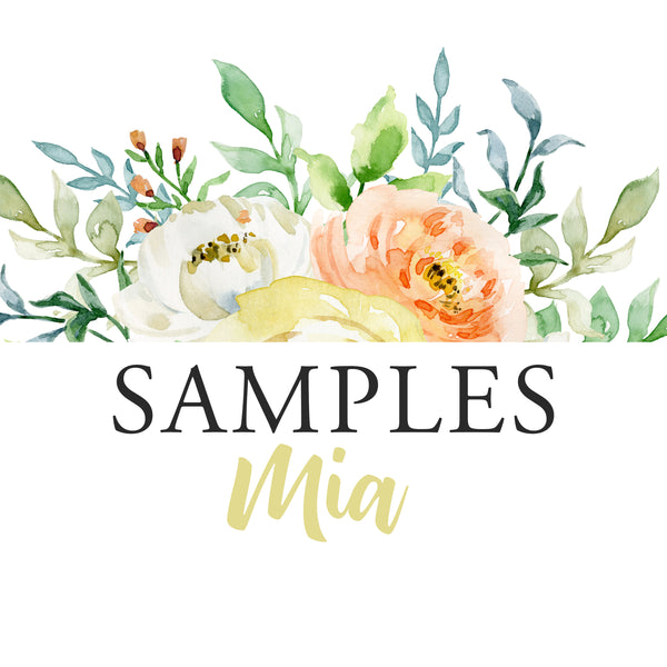 SAMPLE MIA Collection Watercolor Wall Decal Flowers