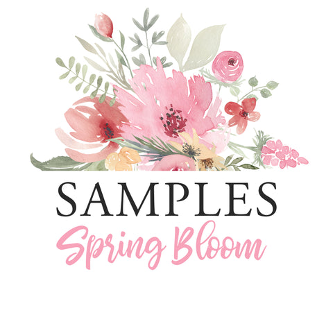 SAMPLE Spring BloomE Collection Watercolor Flowers Wall Decals