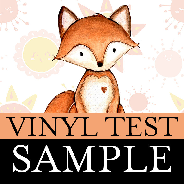 TEST SAMPLE  Wall Vinyl Decal & Self Adhesive Fabric